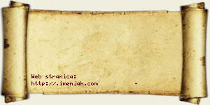 Andrej Čakaranović vizit kartica